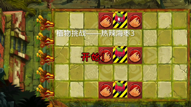 植物大战僵尸2 植物挑战热辣海枣3