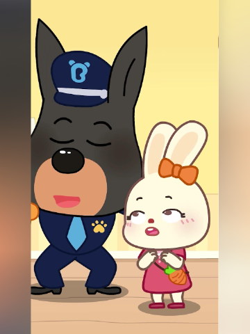 啦咘啦哆警长故事-犀牛弟弟被抓走了,捉迷藏躲柜子险些窒息