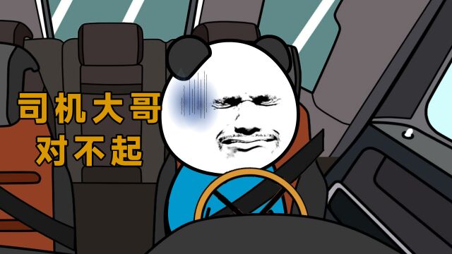 司机大哥,对不起!我是新手!