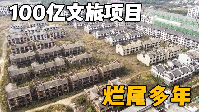 湖南益阳耗资100亿的地产项目烂尾,几百栋楼房空置杂草丛生