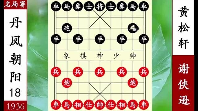 象棋神少帅:名局18 黄松轩献七星刀 谢侠逊下令关城门 派人追杀 #象棋 #谢侠逊 #黄松轩 #神少帅 #名局