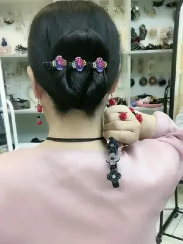韩版简约边夹侧夹亚克力发饰碎发夹#头饰发饰#发夹怎么夹才好看#2023新年发型#日常生活实用发型#网红发夹_腾讯视频