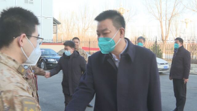 刘彦涛 李国向 丁阳 马卫光走访慰问驻军单位