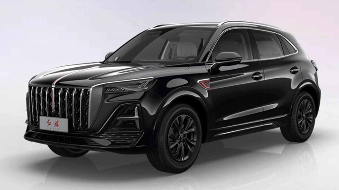 新红旗hs5已就位,轴距2870mm,2.0t换装8at