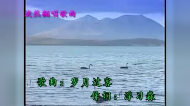 淡然翻唱歌曲《岁月过客》