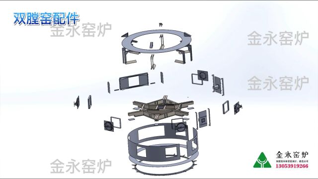 双膛窑设备往复式出灰装置