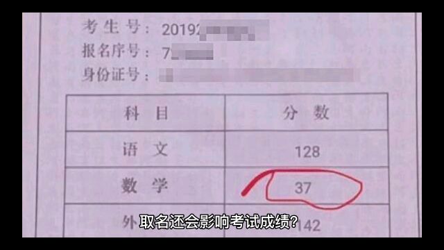 取个好名字还能当状元?