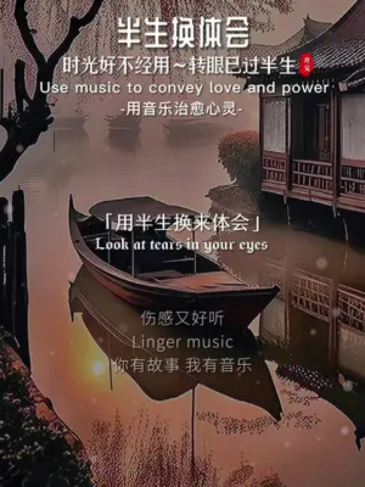 半生风雨半生寒,一杯浊酒敬流年,回首过往半生路,半分酸楚半分甜.