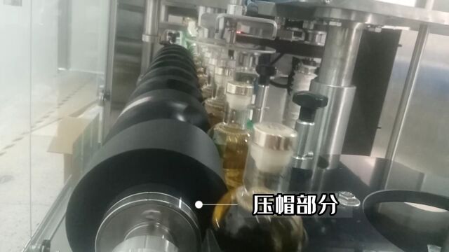 灌装生产线套塑料膜 缩膜机 套帽热缩一体化机器