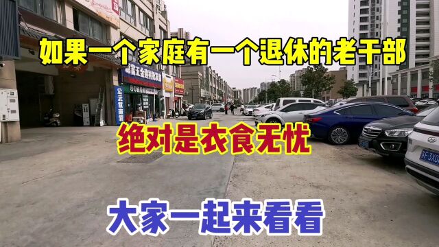 如果一个家庭有一个退休的老干部,绝对是衣食无忧!看看怎么回事