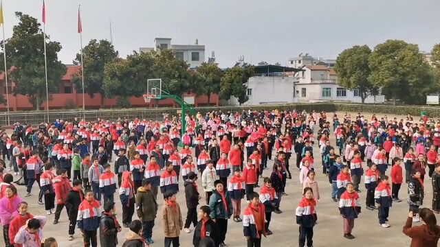 汪岗小学诵读活动三年级