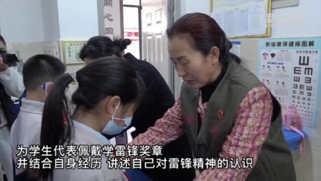 河南商丘:老兵宣讲团走进学校讲述雷锋故事