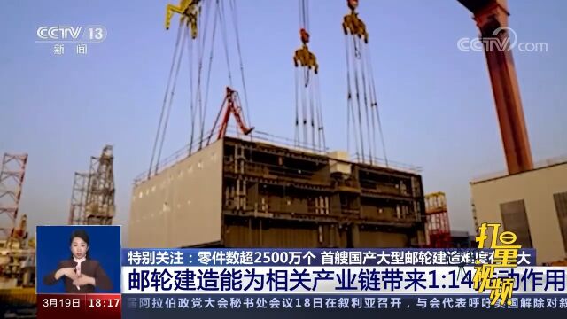 关注!邮轮建造能为相关产业链带来1:14推动作用