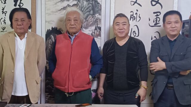 湖社画会领导组团来将士丰采书画院北京经开区工作室考察交流