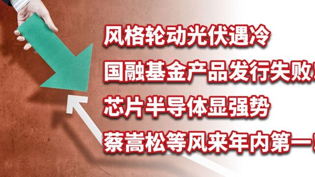 国融基金产品发行失败,蔡嵩松等风来年内第一,悲喜难以相通