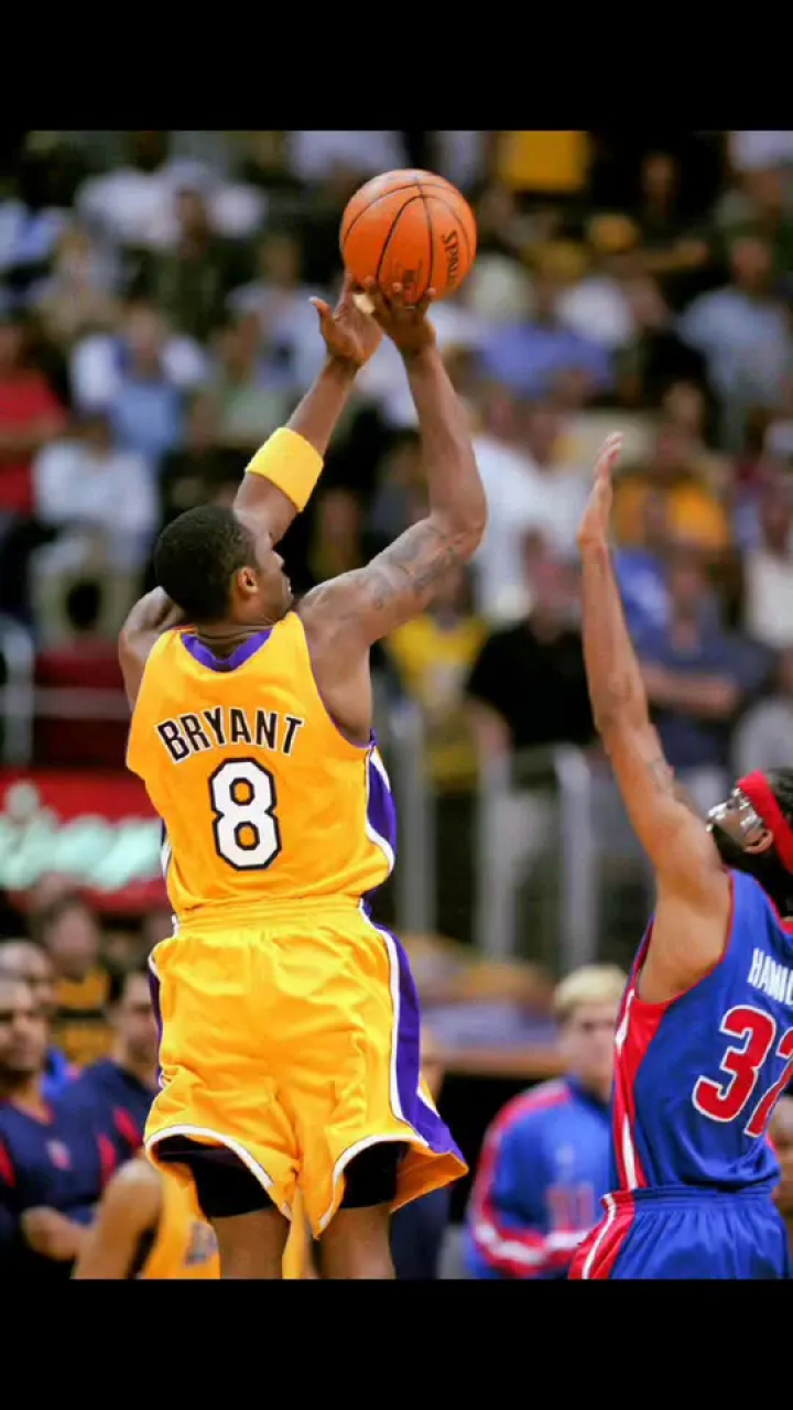 绝对的视频盛宴,科比美如画的背身单打后仰跳投!#科比 #帧爱曼巴