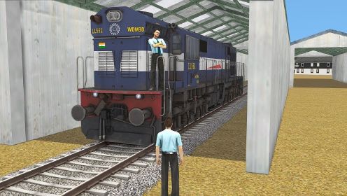 3D任务,启动并与客运列车耦合
