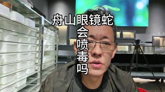 眼镜蛇会喷毒吗?如果喷到皮肤会中毒吗?#眼镜蛇