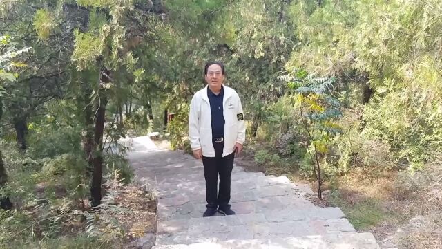 孙小林登上千佛山锻炼