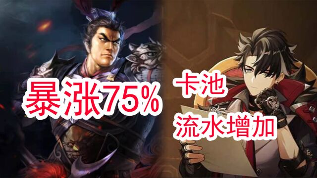 10月第三周手游流水榜:三战暴涨57%进入前三,原神莱欧斯利卡池迎来增长