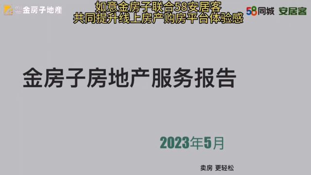 如意金房子联合58安居客共同提升线上房产购房平台体验感