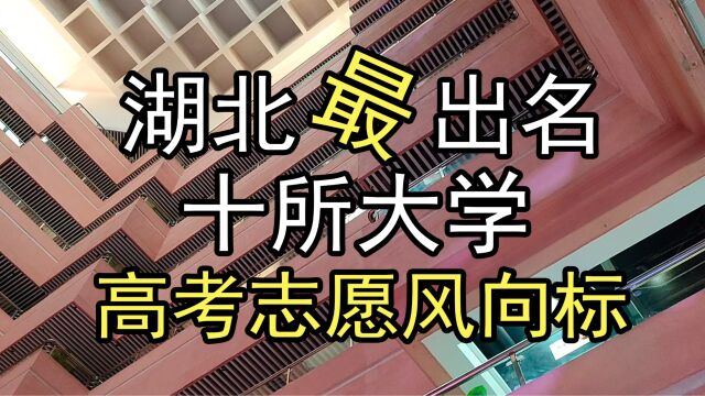 高考志愿风向标:湖北省十所好大学,你们全都认识吗?