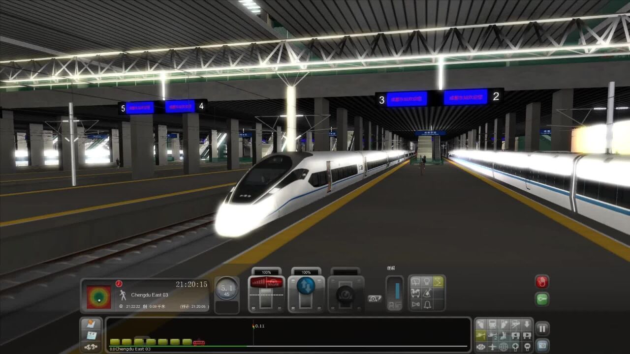 模拟开高铁游戏,也太真实了吧