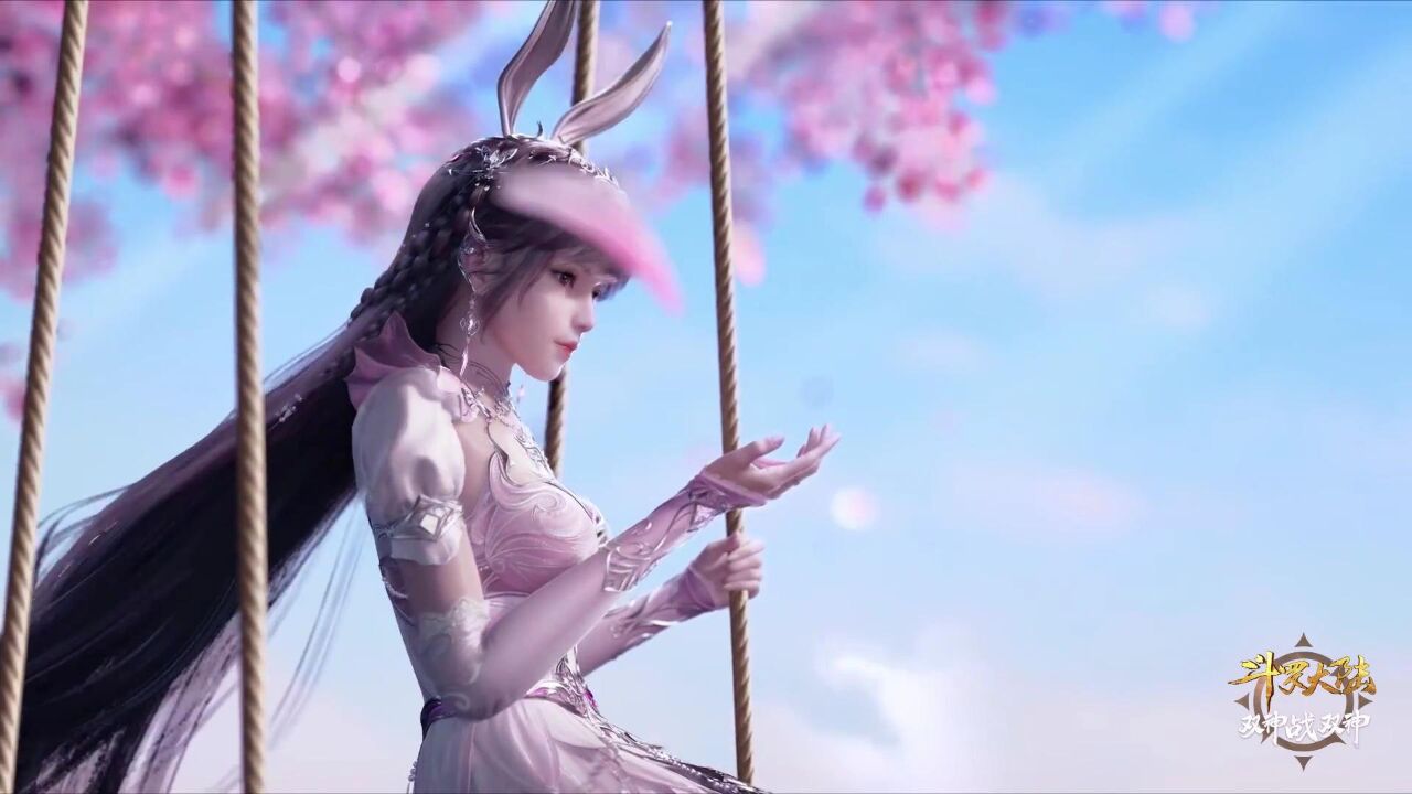 斗罗大陆 小舞神装登场,标志性的兔耳朵好美呀!