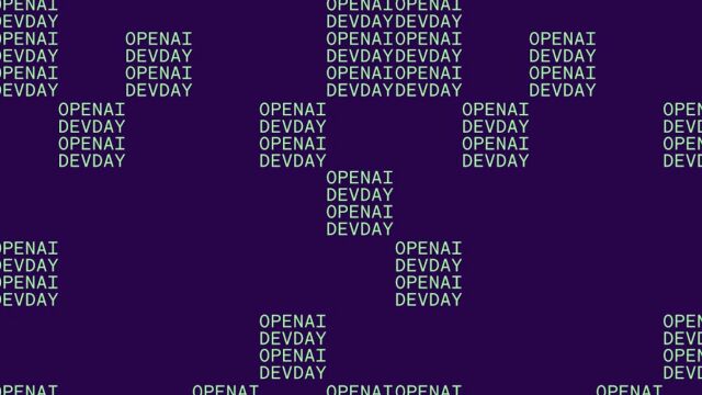 OpenAI首届开发者大会全程回放(中文同传版)