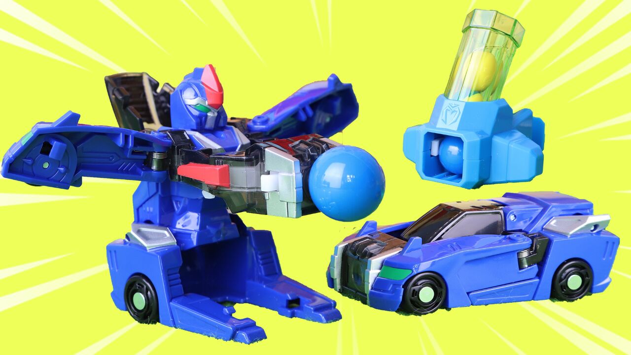 盟卡车神之魔幻元珠光电战将机器人汽车变形玩具