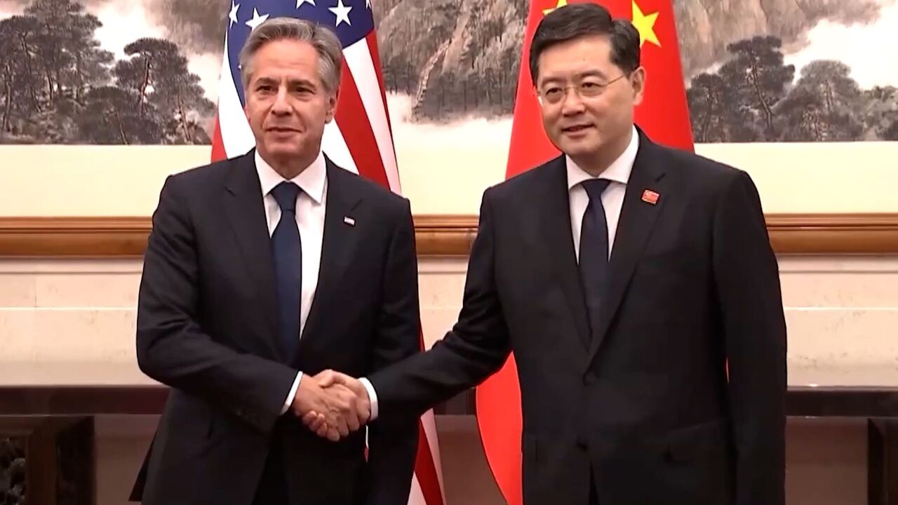 现场:中美外长在北京举行会谈_腾讯视频