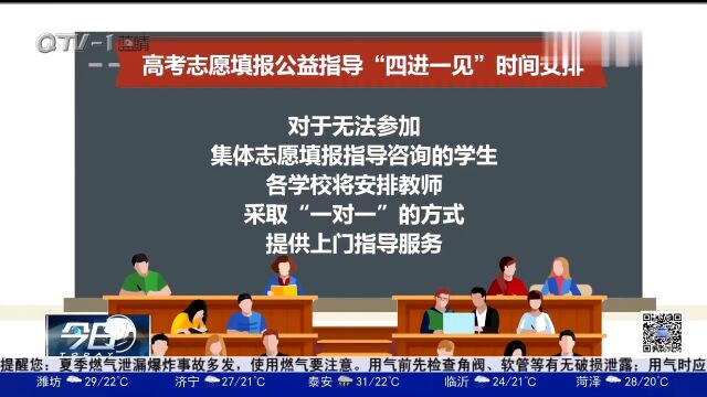 青岛市教育局将举行“四进一见”高考志愿填报公益咨询