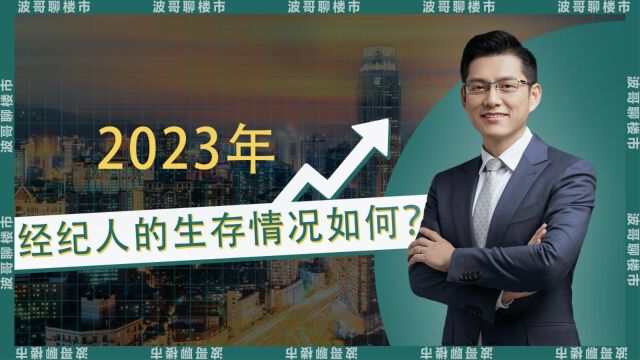 波哥聊楼市:2023年 经纪人的生存情况如何?