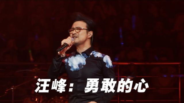 汪峰《勇敢的心》演唱会现场版