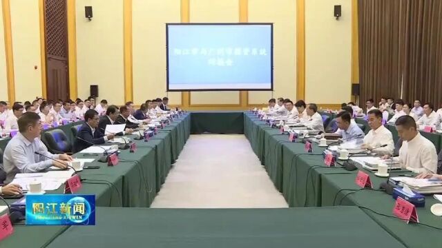 阳江市与广州市国资委系统对接会召开 全面深化合作推动优势互补实现互利共赢