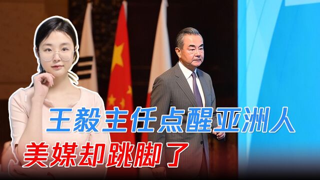 王毅主任点醒亚洲人是变不成西方人的,韩国没意见,美媒却跳脚了