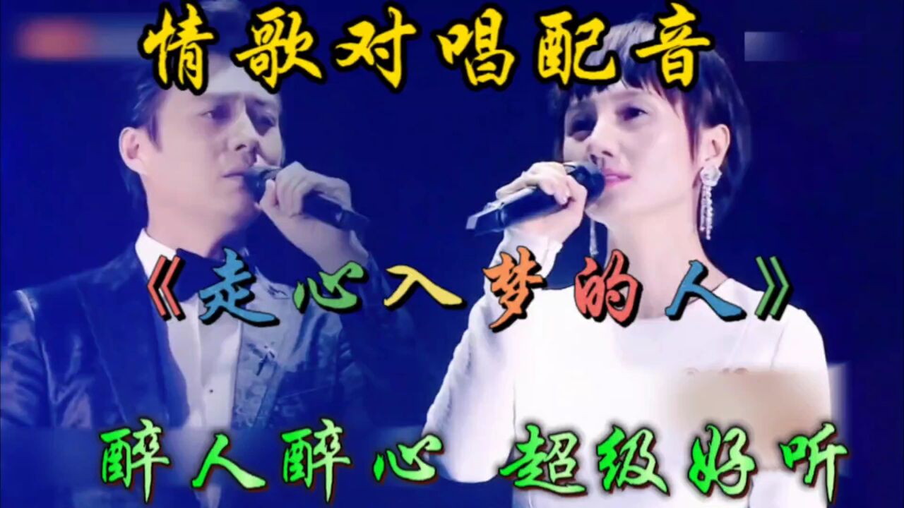 靳东/袁泉火热情歌对唱配音《走心入梦的人》句句深情入心,太好听了