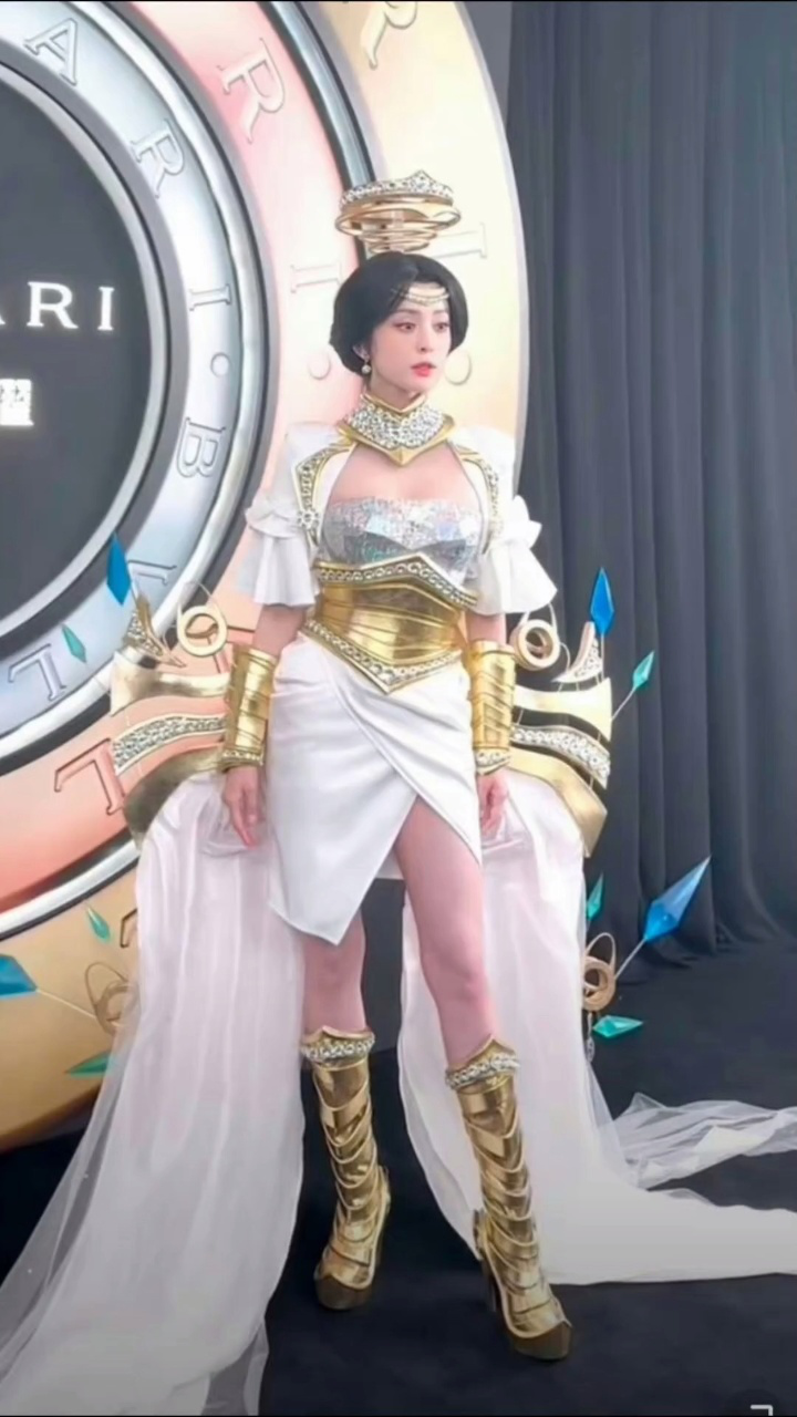古力娜扎今日份cos游戏角色芈月,轻松驾驭各种风格,化身百变貂蝉
