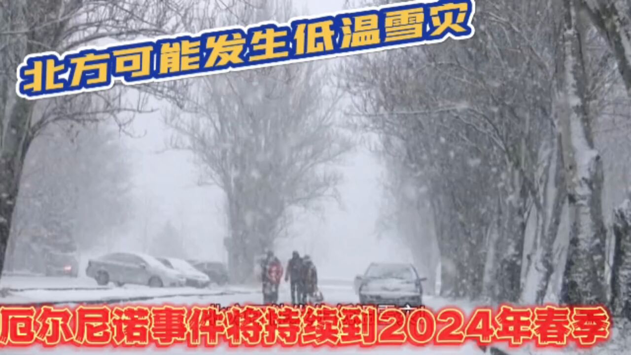 北方可能发生低温雪灾!厄尔尼诺事件将持续到2024年春季_腾讯视频}