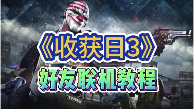 【收获日3PAYDAY3】beta测试联机教程含汉化