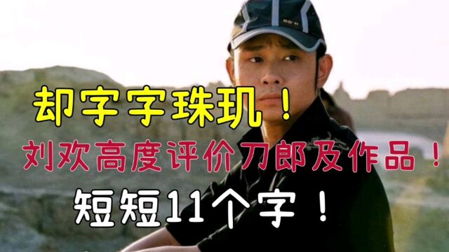 刘欢高度评价刀郎及作品!短短的11个字!却显得字字珠玑!