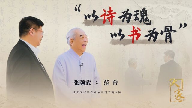 大家 | “以诗为魂 以书为骨” 文化学者张颐武对话书画大师范曾 EP11