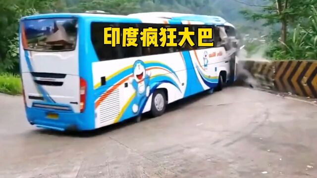 印度疯狂大巴车印度大巴车