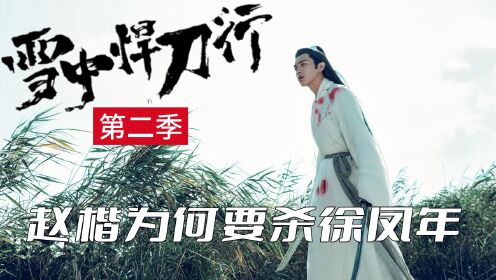 《雪中悍刀行》赵楷为什么非要杀徐凤年_高清