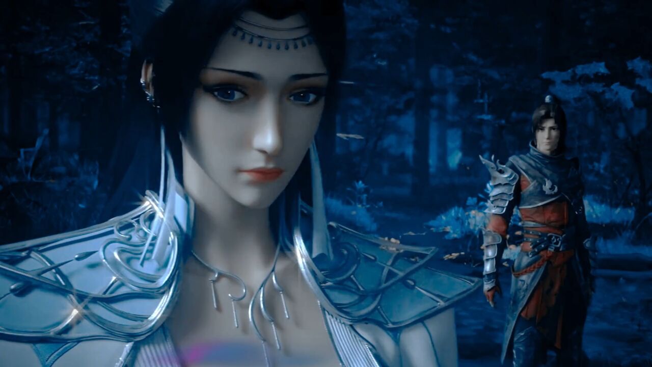 斗破苍穹大决战云韵和萧炎就像飞鸟和山川一样,遇见又翩然飞远