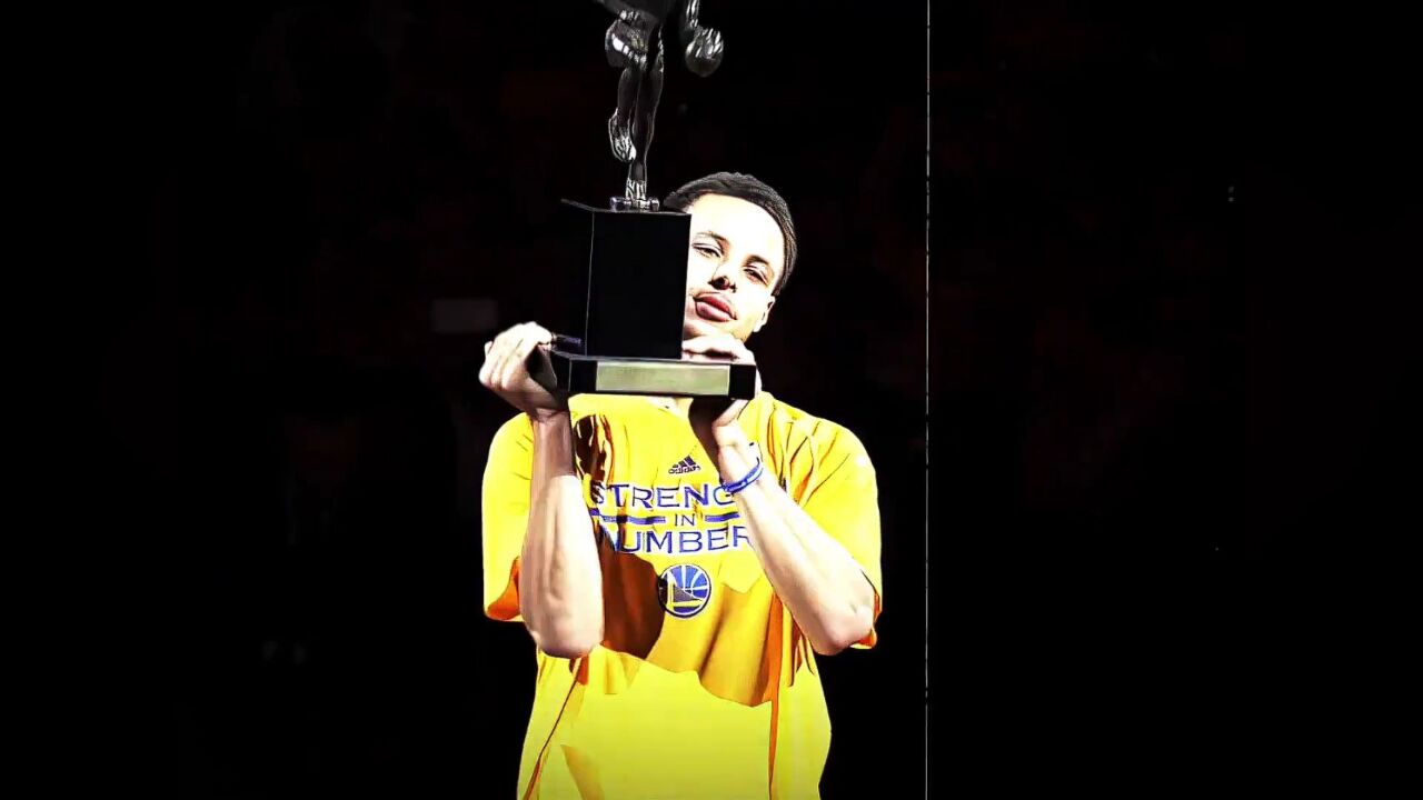 mvp有很多个 但全票mvp只有一个 #库里