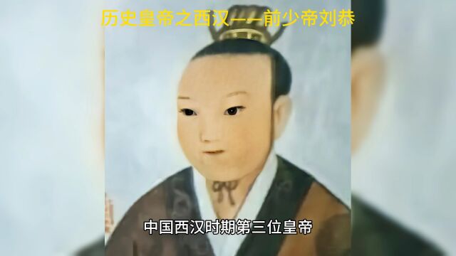 历史皇帝之西汉——前少帝刘恭