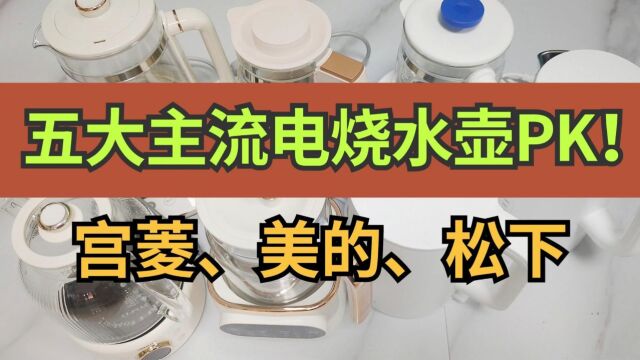 电烧水壶怎么选择?五款宫菱、美的、苏泊尔等测评对比