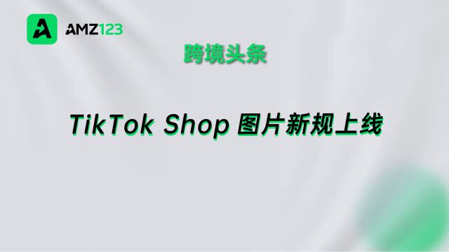 TikTok⠓hop更新产品图片规则,违规将立即删除!