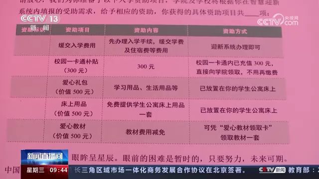 我国普通高等学校建立“绿色通道”制度 保障经济困难学生入学